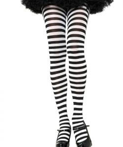 Plus-Size-Striped-Tights